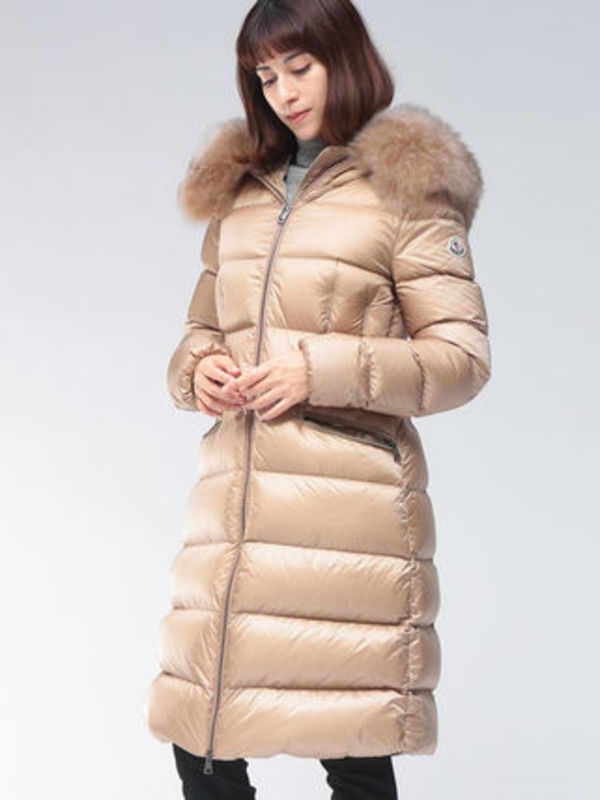MONCLER ブルゾン ダウン ロング ダウンコート フード ファー付