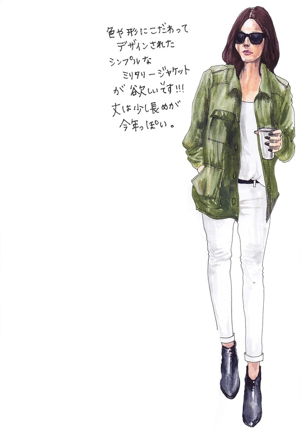 oookickooo きくちあつこ イラスト ミリタリー スタイルハウス STYLE HAUS ほぼ日手帳