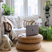 可愛くて使い道いろいろ!モロッカンクッション「プフ」のある癒しのインテリア