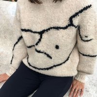 【バズりitem着てみた】二度見しちゃうSEXY柄。Paloma Wool(パロマウール)の「女体ニット」が可愛すぎ♡
