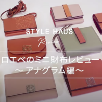 【後編】全12点!! LOEWE(ロエベ)のミニ財布をリアルレビュー♡素材、サイズ感、使いやすさを比較してみた!~アナグラム編~
