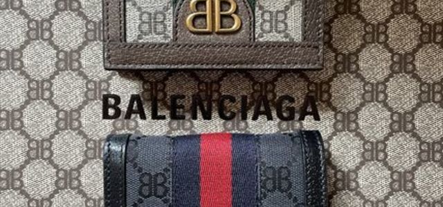 バレンシアガ　グッチ　コラボ　ウォレット　財布 BALENCIAGA（バレンシアガ） BALENCIAGA GUCCI x グッチ コラボ