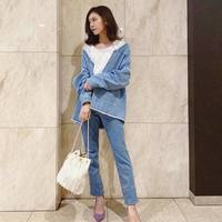 真似したくなる!2022年最旬デニムオンデニムコーデ