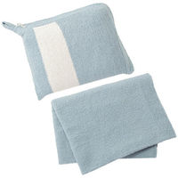 「kashwere(カシウエア)」のポーチ付きブランケットが便利すぎる◎!!旅行、車、オフィスで♡