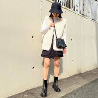 いつものカジュアルが今っぽくキマる「バケハ」のすすめ♡