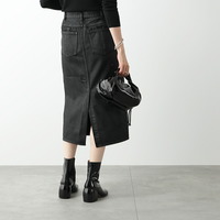 【ブーツと相性◎】2022年秋冬《デニムスカート》はマキシ&スリットが気分♡