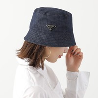 【夏ぴったりのラフィア素材も!】大人女子も着用しやすいシンプルデザイン♡PRADA(プラダ)のバケットハット大集合!