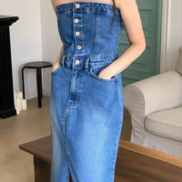 デニムが熱い!おしゃれなデニムファッション図鑑!-スカート・ワンピース・セットアップなど厳選!