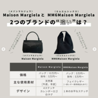 MM6とメゾンマルジェラの年齢層の違いは?特徴や価格など徹底比較!【買ってよかった名品まで!】