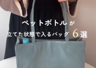 【リクエスト多数!】500mlペットボトルが立てた状態で入るバッグ6選♡