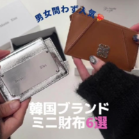 男女で使える!人気韓国ブランドの「ミニ財布・カードケース」6選!