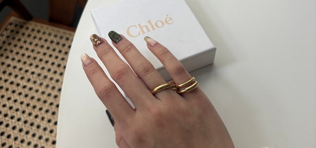 Chloe(クロエ)3連リングでフェミニンな指先に釘付け♡ #バイマ購入品