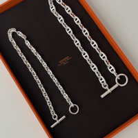 【サイズ比較】エルメス「シェーヌダンクルネックレス」GMとPMどっち?