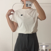 男女ペアも♡褒められTシャツ「セター」のロゴTを着てみた!
