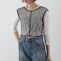 トレンドの「ランジェリーレース」はちょい見せが普段遣いの鍵。