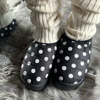 SUBU(スブ)25新作の“厚底ダウンスリッパ”が可愛さ全開〈ドット柄どこで買える?〉