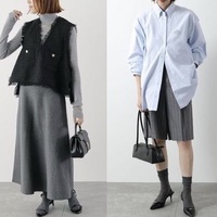 黒でも茶でもない“垢抜けコーデ”を作る「グレー」。では”グレー”に合う色とは?