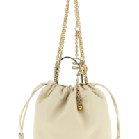 クロエ26春夏の「巾着バッグ・Chloe Icons」はゴールドチェーン付きでお呼ばれシーンにも◎