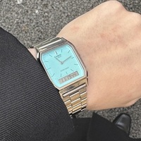 海外モデルの「カシオ」ブルー文字盤で手元をクールに格上げ!!