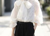 【時短コーデ】迷ったらセットアップ!ボウタイブラウス×ワイドパンツで作る、朝5分で完成する“デキる私”