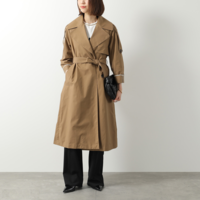 MAX MARA Sportmax SPXGOCCE ロングトレンチコート ベージュ (Max Mara MAX MARA Sportmax SPXGOCCE ロングトレンチコート ベージュ (Max Mara