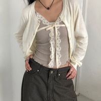 見せる!レース付キャミソールなぜ人気?着こなし方は?