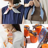 首に巻くだけじゃない! エルメスのスカーフおしゃれな活用術7選