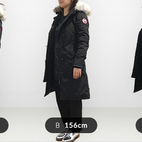 大人も着られる子ども服を着比べてみた!★CANADA GOOSE(カナダグース)★〜女性身長150cm、155cm、160cm〜