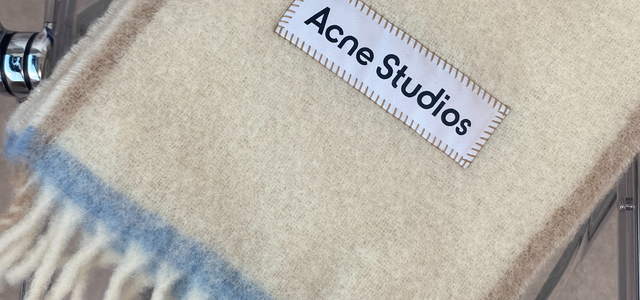 アクネストゥディオズ マフラー ライトオートミール Acne Studios