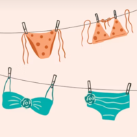 生理でも【タンポン・ナプキンなし】で海・プールに入れる水着「PantyProp(パンティープロップ)」が話題!