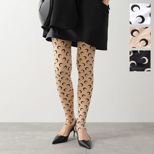 Marine Serre レギンス WPA111 all over moon jersey leggings