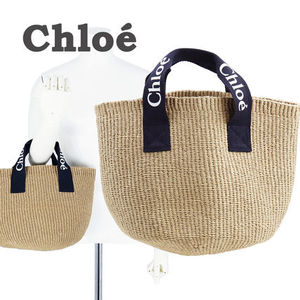 CHLOE トートバッグ バスケットバッグ 大人気 ロゴ カゴバッグ