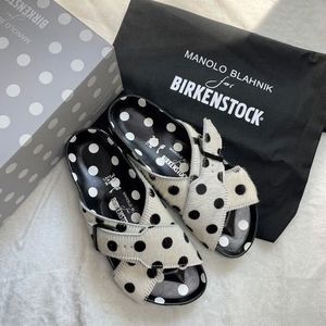 MANOLO BLAHNIK × Birkenstock◆ Rodra polka-dot