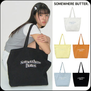 [SOMEWHERE BUTTER]★24SS★韓国人気★Wave logo eco bag