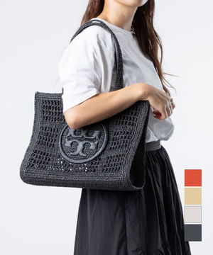 TORY BURCH 158040 トート Ella Hand-Crocheted Small Tote