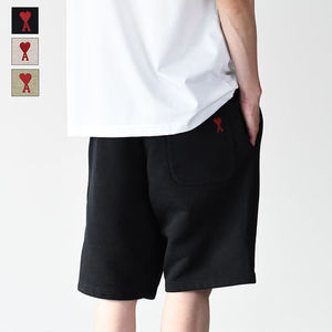 【国内即発】AMI PARIS コットンフリース ショートパンツ