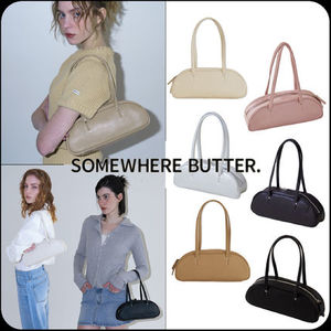 [SOMEWHERE BUTTER]★demi baguette bag