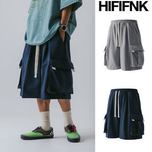 【ANGLAN】24SS★ [AG] Webbing Sweat Cargo Half Pants