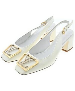 LOUIS VUITTON ルイヴィトン サンダル 白 4103425E0024