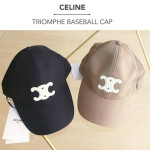 直営店買付 CELINE  トリオンフ ベースボールキャップ /コットン