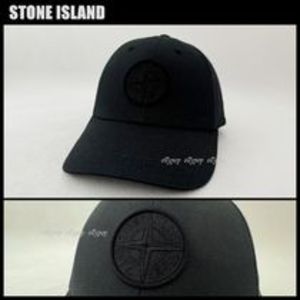 STONE ISLAND Cap Black ストーンアイランド キャップ 帽子