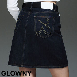 ★GLOWNY★THE LEO SKIRT(DEEP BLUE)★正規品/韓国直送料込/人気