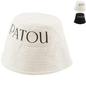 PATOU バケットハット ロゴ オーガニックコットン 帽子