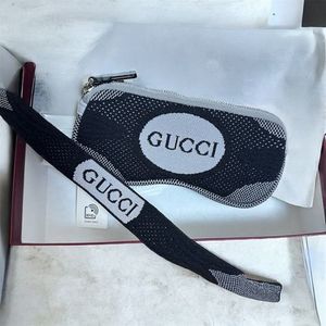 関税込□GUCCI (グッチ)Technical Knit メガネケース ブラック