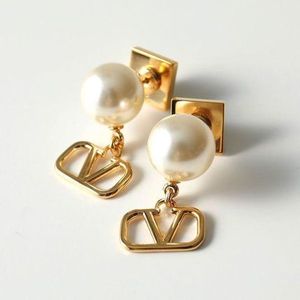 VALENTINO ピアス J0Q43 UXM イヤリング パール Vロゴ