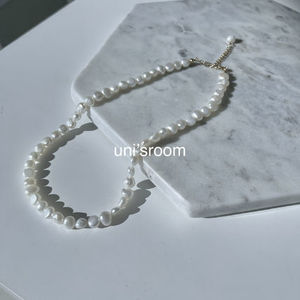 uni's room■中粒淡水パールネックレス AC-SS21-04