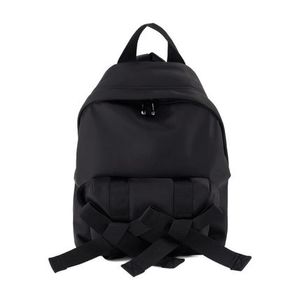 Bow Front Backpack - Simone Rocha - Nylon - Black
