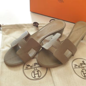 HERMES ヒールサンダル オアジス Oasis