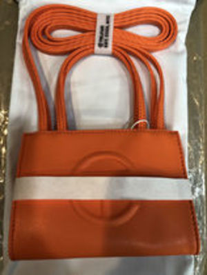 即お届け テルファー スモール ショッピング バッグ オレンジ