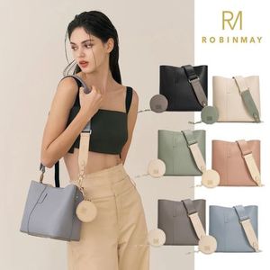 追跡有★ROBINMAY ショルダーバッグ バケツバッグ Mサイズ 7色